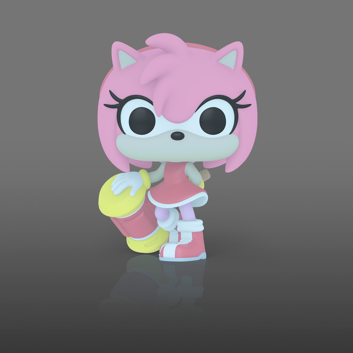 Funko Pop! Games Sonic the Hedgehog Four-Pack Sonic with Ring, Tails, Amy, Shadow Glow-in-the-Dark - View 7