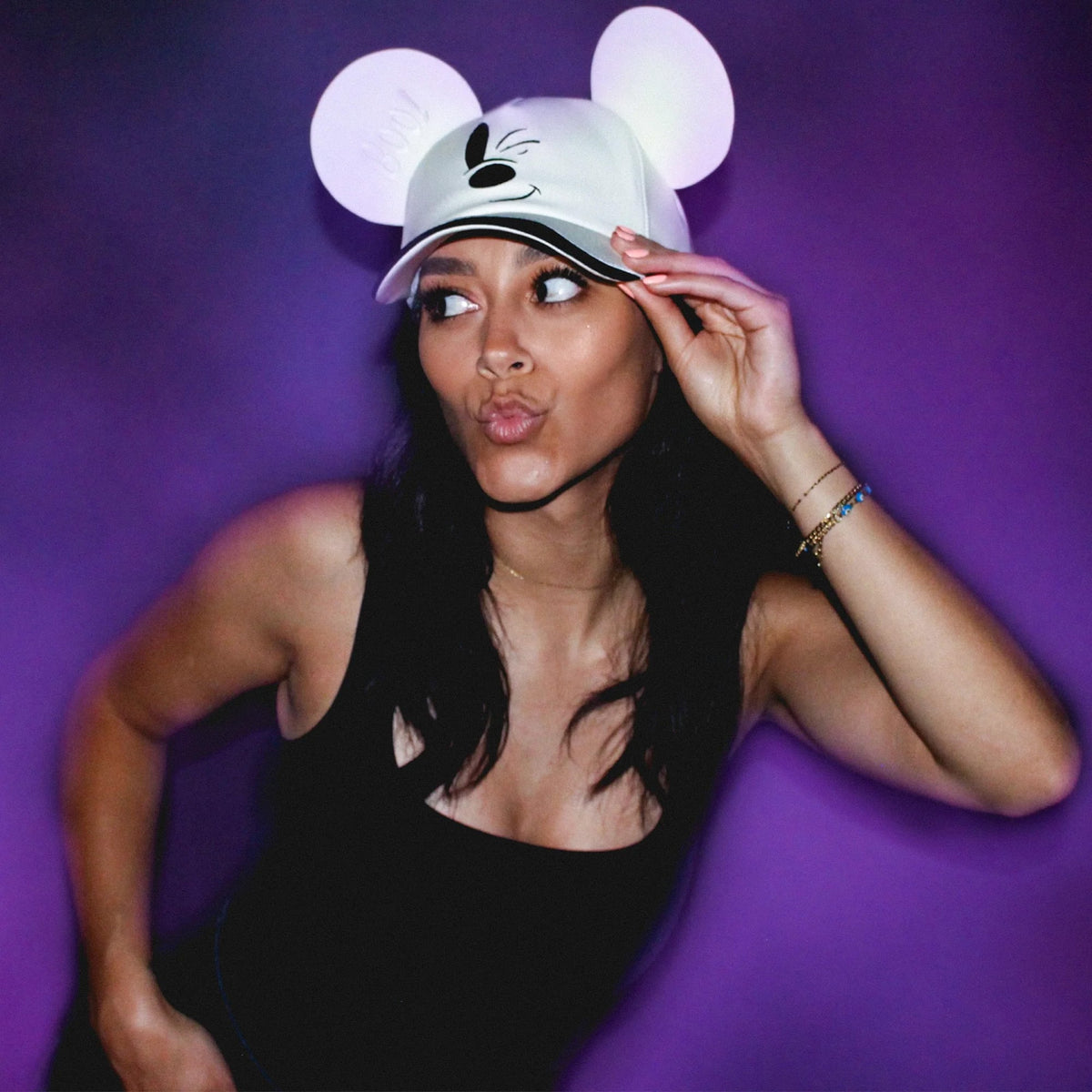 Cakeworthy Disney Mickey Mouse Ghost Ear Glow-in-the-Dark Hat - View 3