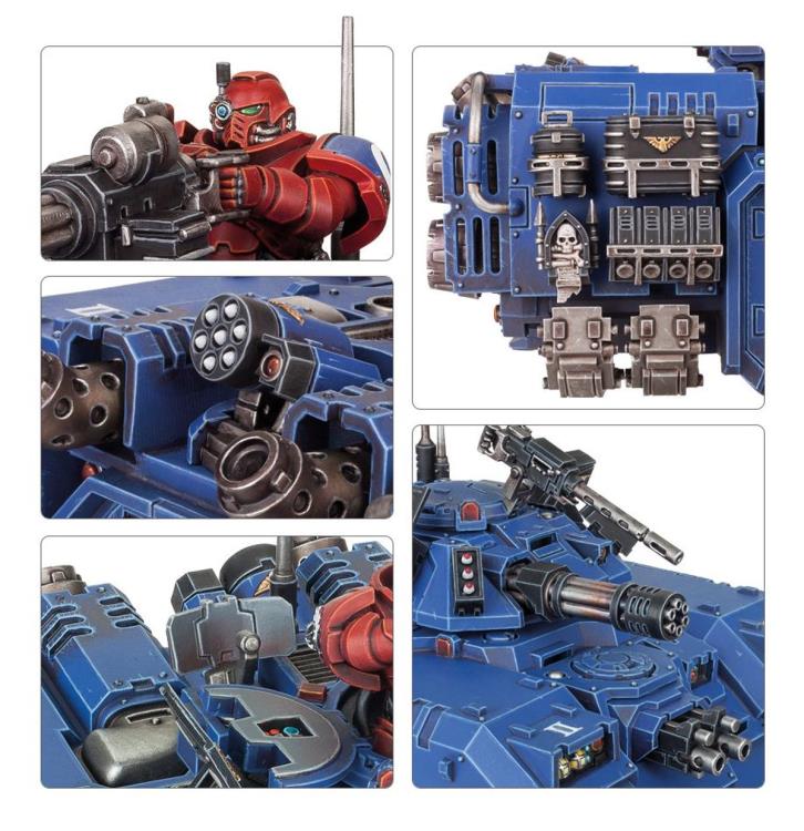 Games Workshop Warhammer 40,000 Space Marines Primaris Repulsor Plastic Miniature - View 4
