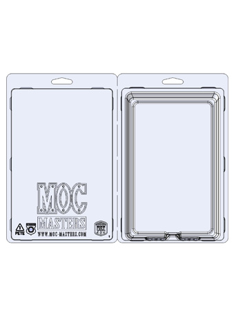 MOC Masters 6-Inch x 9-Inch Cardback UV Protective Case Ten-Pack