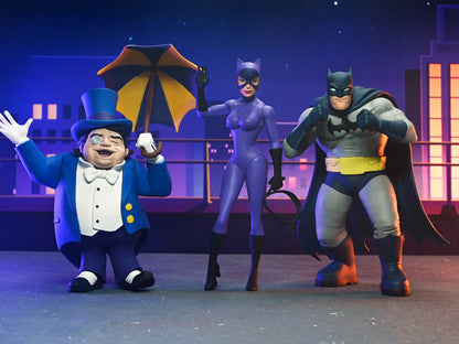 NECA DC Comics Toony Classics Series 2 Set of 3 Figures with Batman Catwoman Penguin - View 2