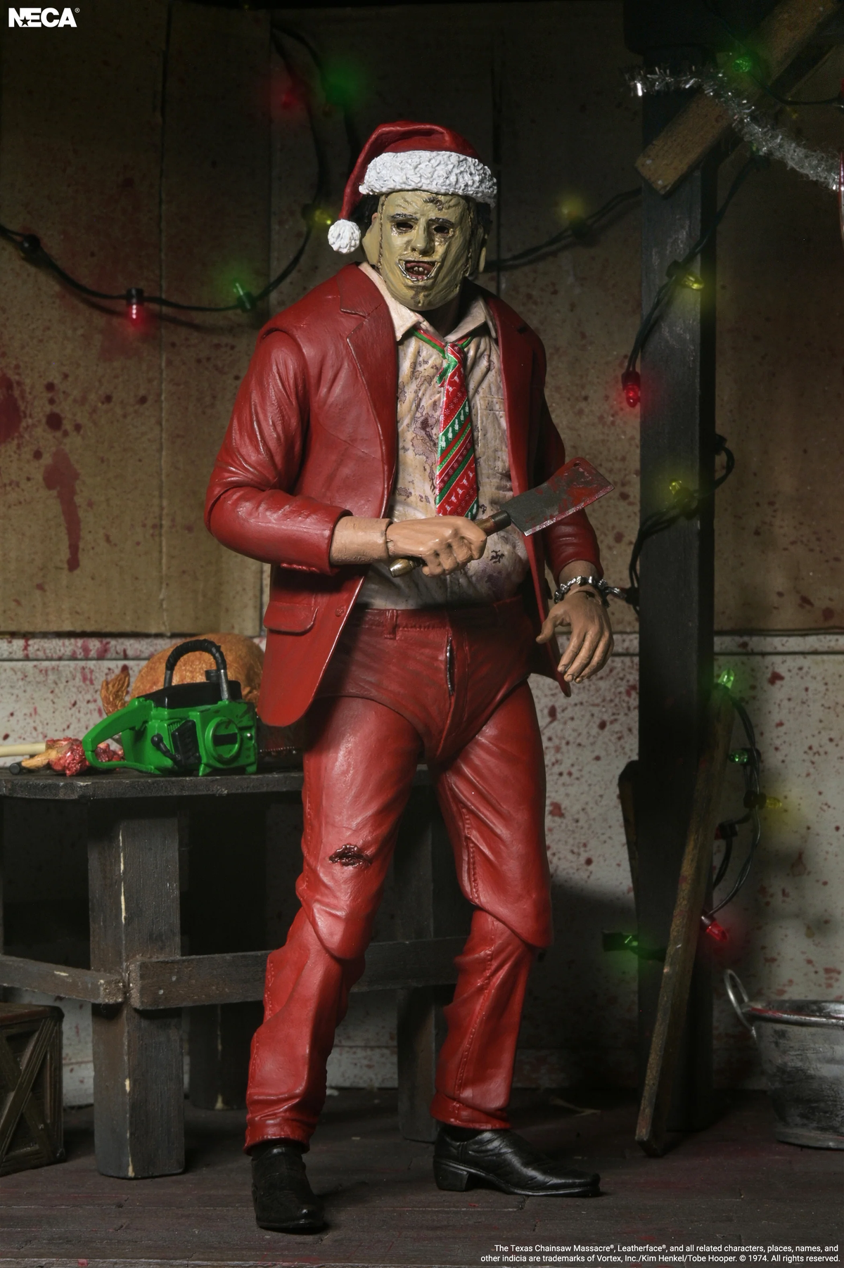 NECA The Texas Chainsaw Massacre Ultimate Santa Leatherface Action Figure - View 4