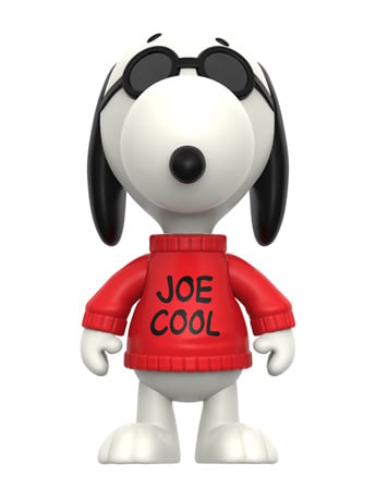 Super7 Peanuts ReAction Joe Cool Snoopy Action Figure