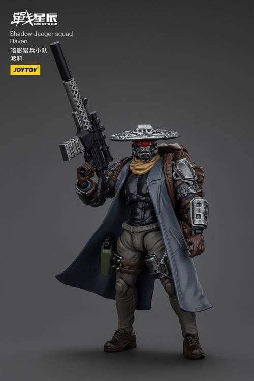 JoyToy Battle for the Stars Shadow Jaeger Squad Raven 1/18 Scale Plastic Action Figure - View 3