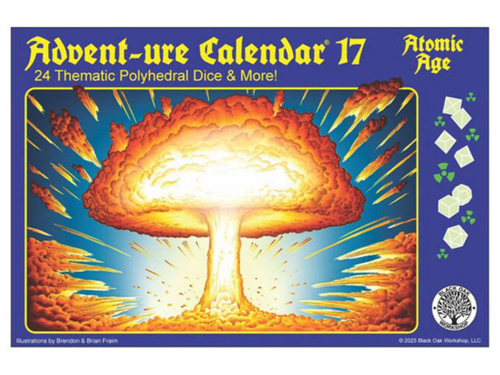 Black Oak Workshop Advent-ure Calendar 17: Atomic Age Advent Calendar with Plastic and Metal - View 2