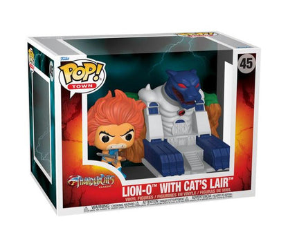 Funko Pop! Town ThunderCats #45 Lion-O with Cat's Lair Vinyl Figure - View 3