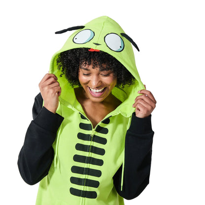 Bioworld Invader Zim Gir Cosplay Hoodie Apparel for Fans - View 3