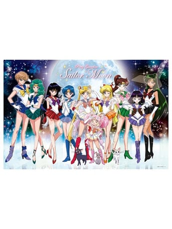Ensky Sailor Moon 20th Anniversary 1000-Piece Jigsaw Puzzle, 29.3-Inch