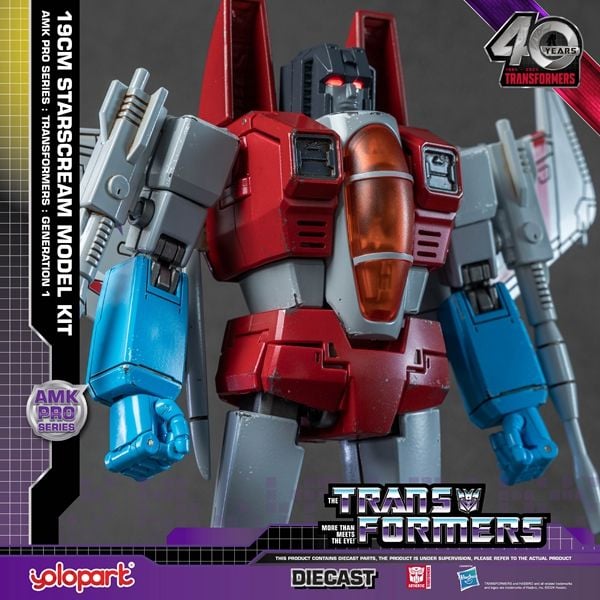 Yolopark Transformers AMK Pro Starscream 7.5-Inch Plastic Model Kit - View 19