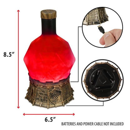 Enhance Gaming Tabletop Potion Light in Red, 8.5-Inch Decorative Gaming Accessory - View 10