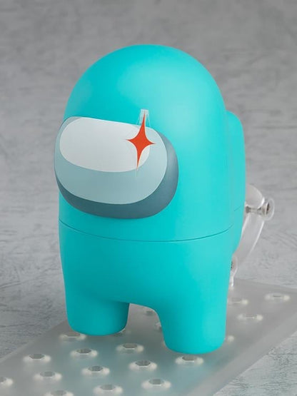 Good Smile Among Us Nendoroid No.1791b Crewmate Cyan 4-Inch Plastic Figure - View 5