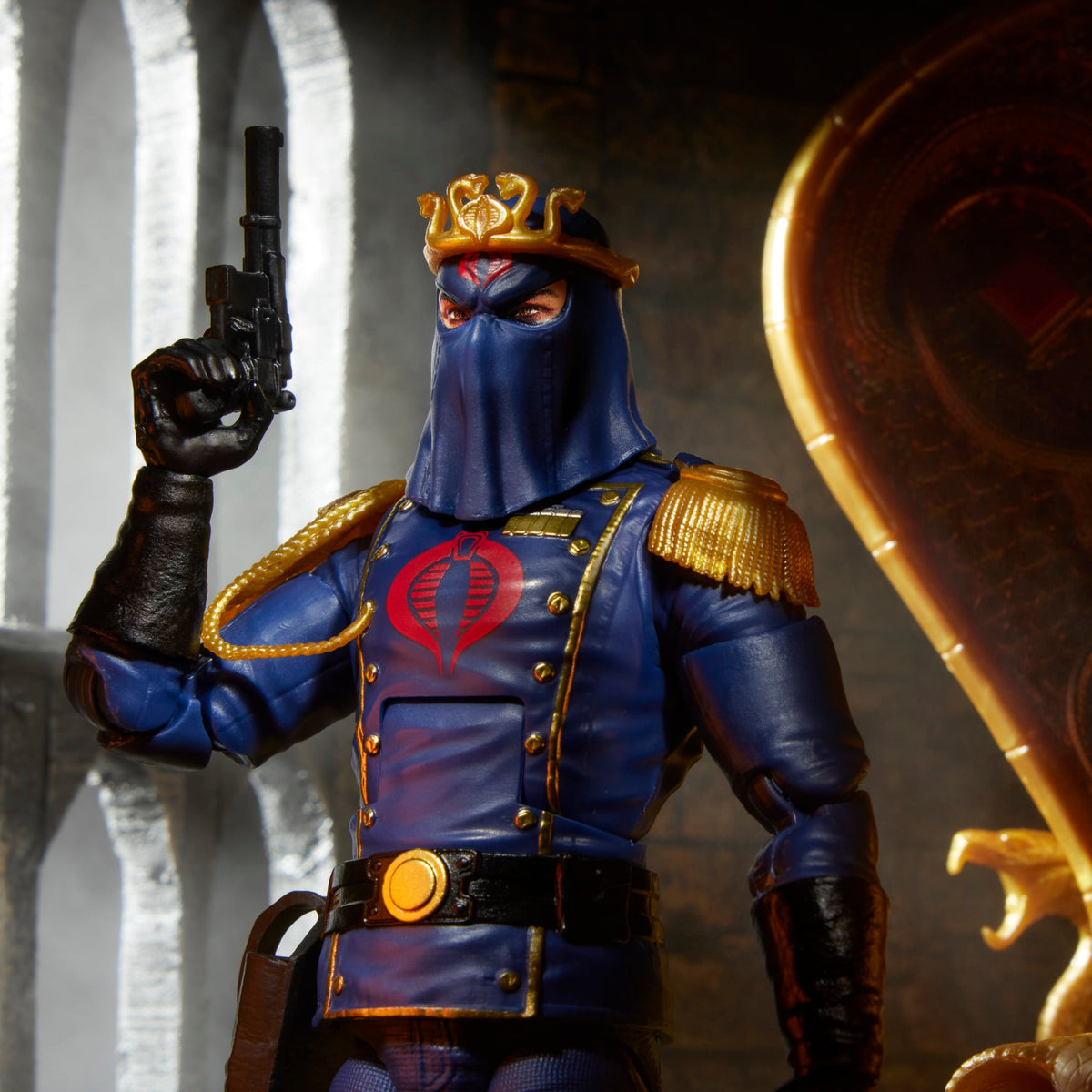 Hasbro G.I. Joe Classified Series #221 Cobra Commander Action Figure with Throne Set - View 10