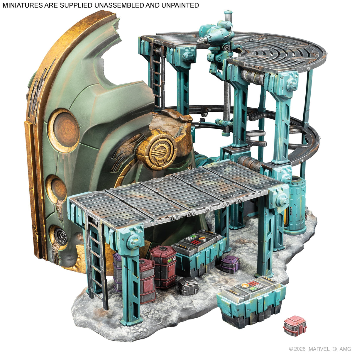 Atomic Mass Games Marvel: Crisis Protocol Cosmic Motherlode Terrain Pack - View 4