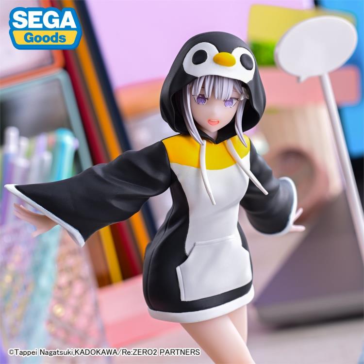 Sega Re:Zero Starting Life in Another World Luminasta Emilia (Kotoriasobi Ver.) Figure, 7.9-Inch - View 6