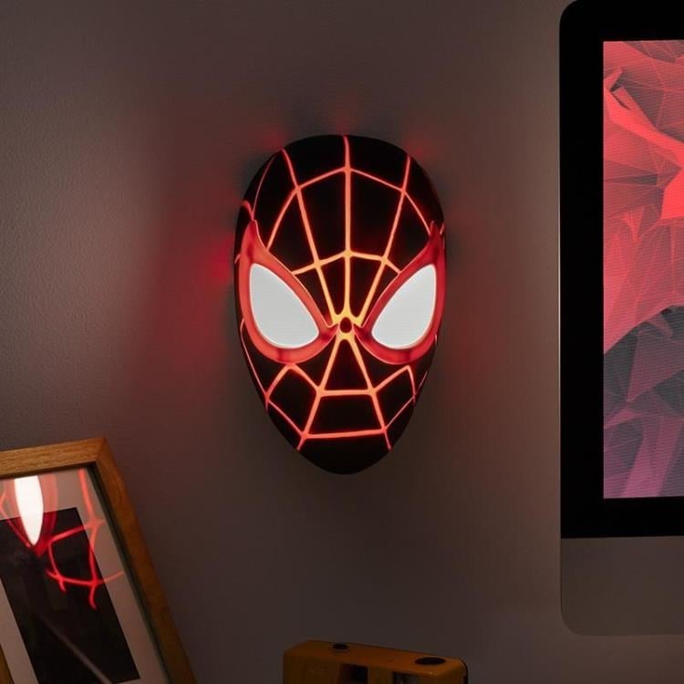 Paladone Marvel Spider-Man Miles Morales Mask Light, 8.7-Inch Plastic - View 4