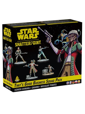 Atomic Mass Games Star Wars: Shatterpoint That's Good Business Squad Pack with Hondo Ohnaka and Weequay Pirates