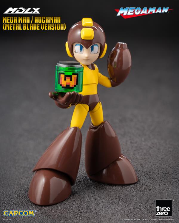 threezero Mega Man MDLX Articulated Figure Series Mega Man (Metal Blade Ver.) 4-Inch Action Figure - View 10