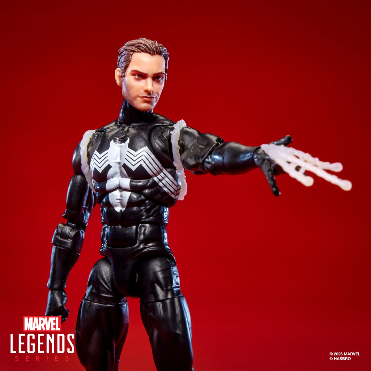 Hasbro Marvel Legends Maximum Series Spider-Man (Symbiote) Action Figure - View 9
