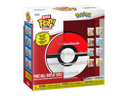 Funko Pokemon Bitty Pop! Poke Ball Display Shelf with Dragonite, Meowth and Eevee Figures - View 2