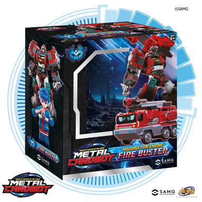 SAMG Metal Cardbot Mega Class Fire Buster Action Figure - View 4