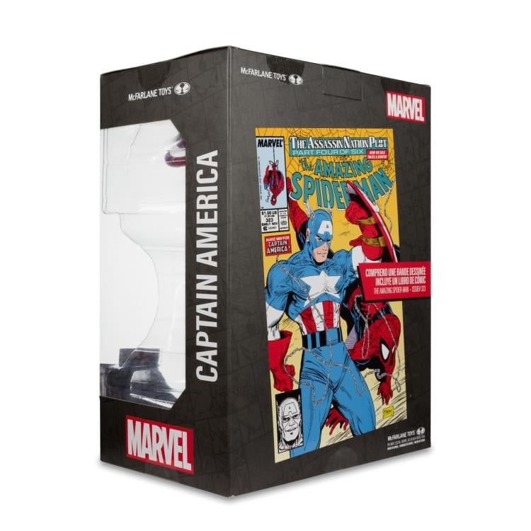 McFarlane Toys Marvel Comics Captain America (The Amazing Spider-Man #323) 1/6 Scale Action Figure - View 12