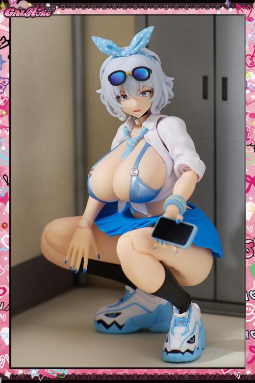 Amakuni GALHolic Mio 1/10 Scale Model Kit 6.7-Inch - View 12