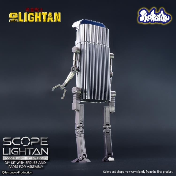 Shohoriku Golden Warrior Gold Lightan Scope Lightan Model Kit, 5.9-Inch - View 13