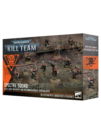 Games Workshop Warhammer 40,000: Kill Team Spectre Squad Citadel Plastic Miniatures Set