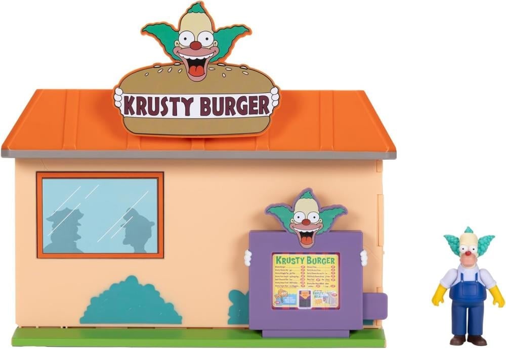 Jakks Pacific The Simpsons Krusty Burger Plastic Playset with Krusty the Clown - View 4