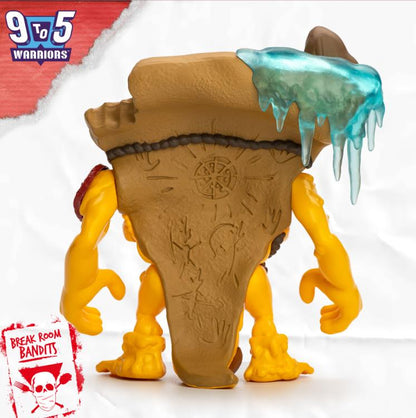 9 to 5 Warriors Slice Age 5.25-Inch Plastic Figure - View 7