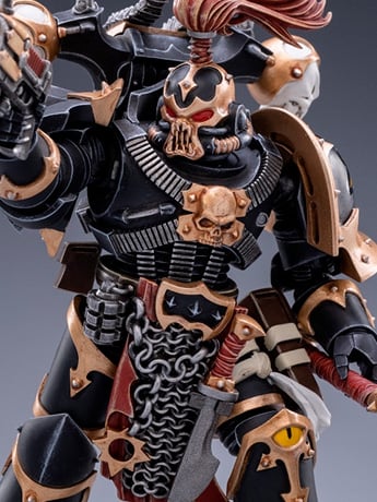 JoyToy Warhammer 40K Black Legion Brother Narghast 1/18 Scale Plastic Figure 5.5-Inch