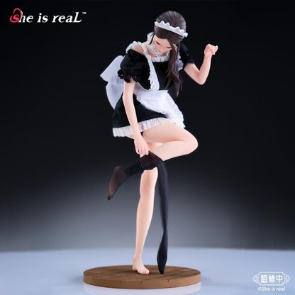 BearPanda She is real Water Droplet Maid 1/6 Scale ABS and PVC Figure, 10.6-Inch - View 5