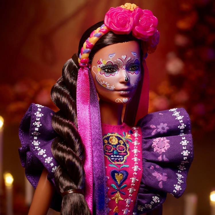 Mattel Barbie Signature Dia De Muertos (2022) Black Label Doll - View 7