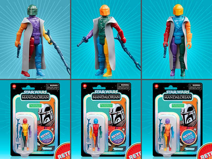 Hasbro Star Wars Retro Collection The Mandalorian Prototype Edition Case of 8 Plastic Figures - View 2