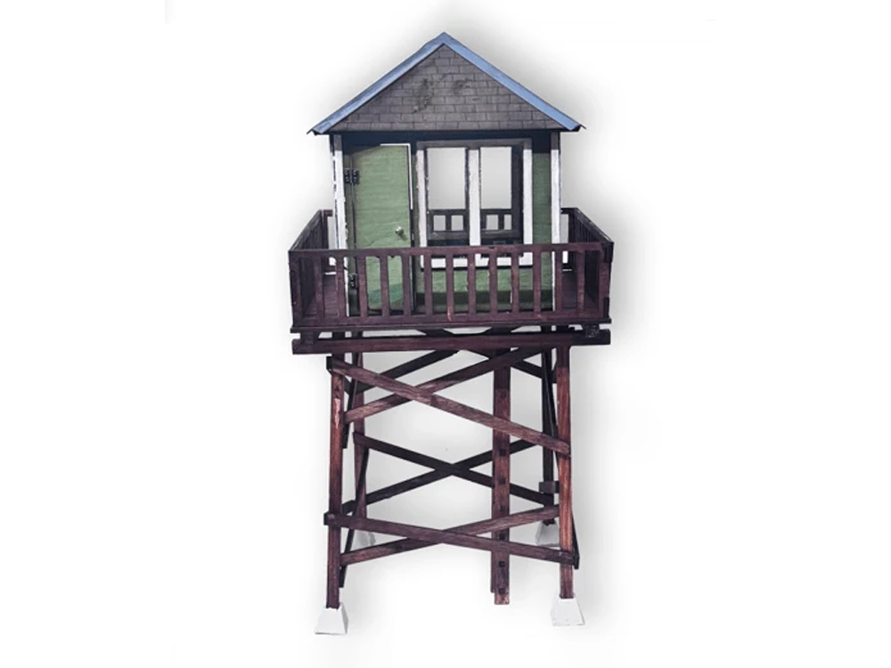 Mini Materials 1/12 Scale Fire Tower Lookout Plywood Miniature, 23.5-Inch - View 2