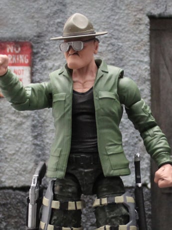 Valaverse Action Force Sgt. Slaughter 1/12 Scale 6-Inch Plastic Figure