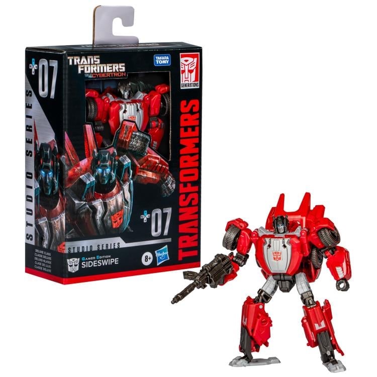 Hasbro Transformers Studio Series Gamer Edition 07 Deluxe Class Sideswipe Plastic Action Figure - View 12