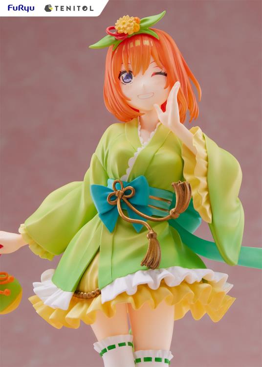 FuRyu The Quintessential Quintuplets Tenitol Yotsuba Nakano (Mini Skirt Yukata Ver.) Figure, 8.66-Inch - View 12