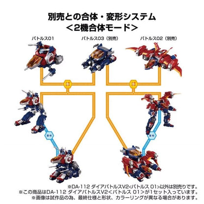 Takara Tomy Diaclone Reboot DA-112 Dia-Battles V2 Battles 01 1/60 Scale - View 5