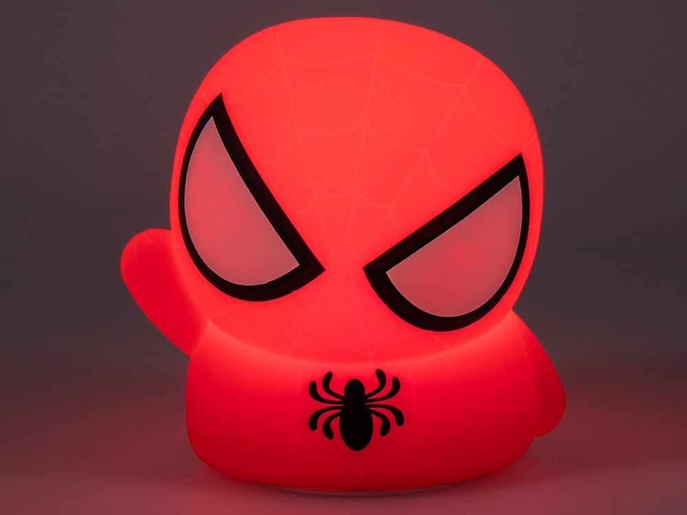 Paladone Marvel SquishyGlo Spider-Man Light, 5.5-Inch Silicone - View 2