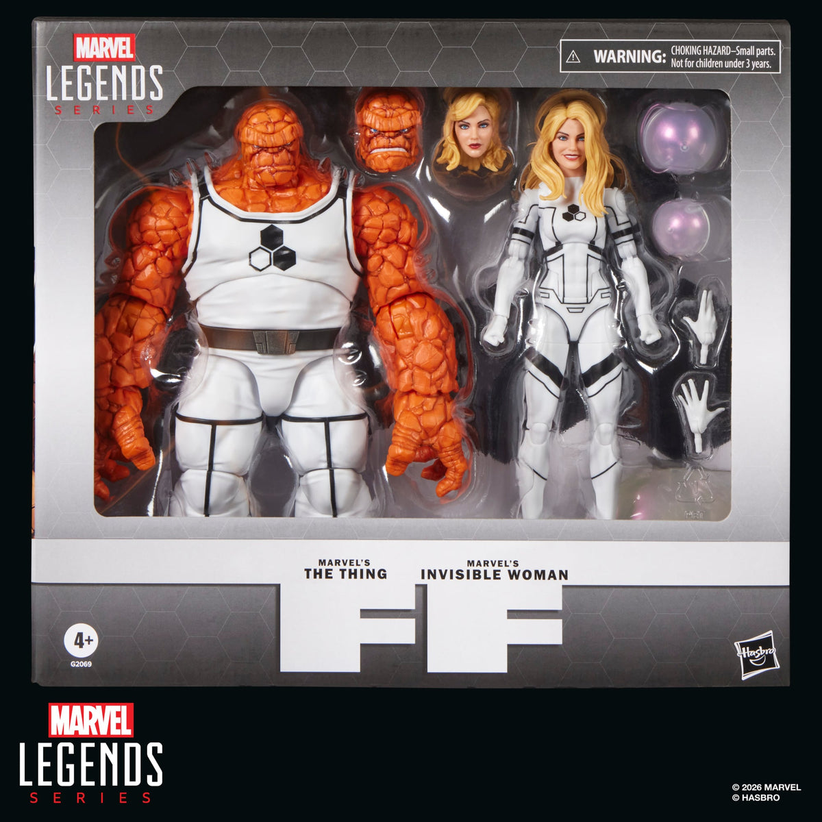 Hasbro Marvel Legends Future Foundation Marvel's The Thing & Marvel's Invisible Woman Action Figure Two-Pack - View 13