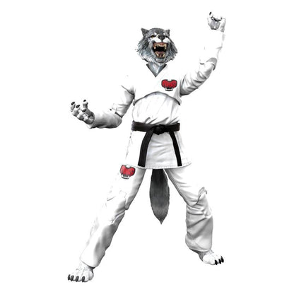 Icon Heroes Jiu Jitsu Combat Creatures Fangs Tribe Whistler the Wolf (White Gi) 1/12 Scale Action Figure - View 3
