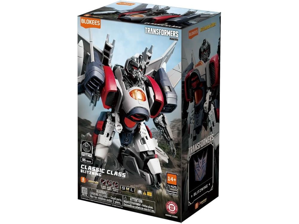 Blokees Transformers: Bumblebee Champion Class 25 Blitzwing 4.9-Inch ABS Model Kit - View 9