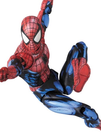 Medicom Toy Marvel The Amazing Spider-Man MAFEX No.108 Spider-Man Comic Paint 6-Inch Action Figure