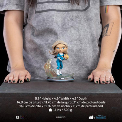 Iron Studios Marvel The Fantastic Four: First Steps MiniCo Invisible Woman with Franklin Richards 6-Inch Figure - View 8