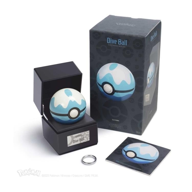 The Wand Company Pokemon Electronic Dive Ball Replica in Metal - View 7
