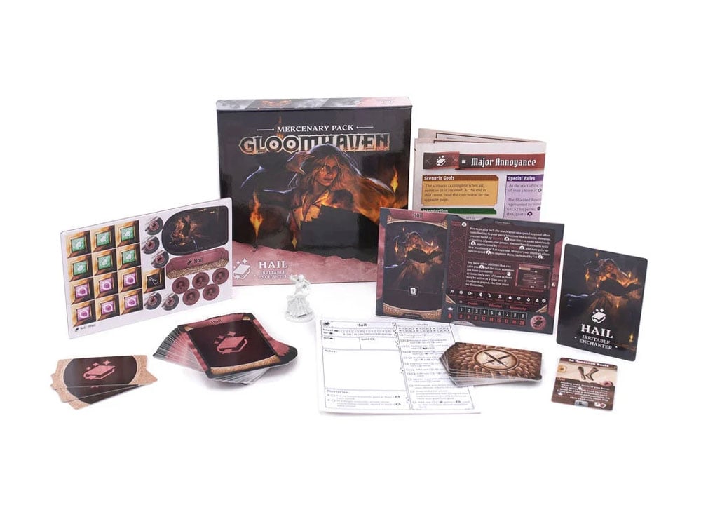 Cephalofair Games Gloomhaven Mercenary Pack: Hail Irritable Enchanter Board Game Accessory - View 2
