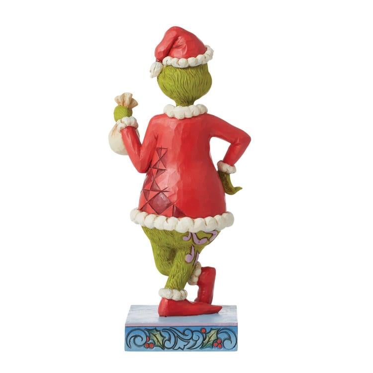 Enesco Jim Shore Dr. Seuss The Grinch with Bag of Coal 9.06-Inch Resin Figurine - View 3