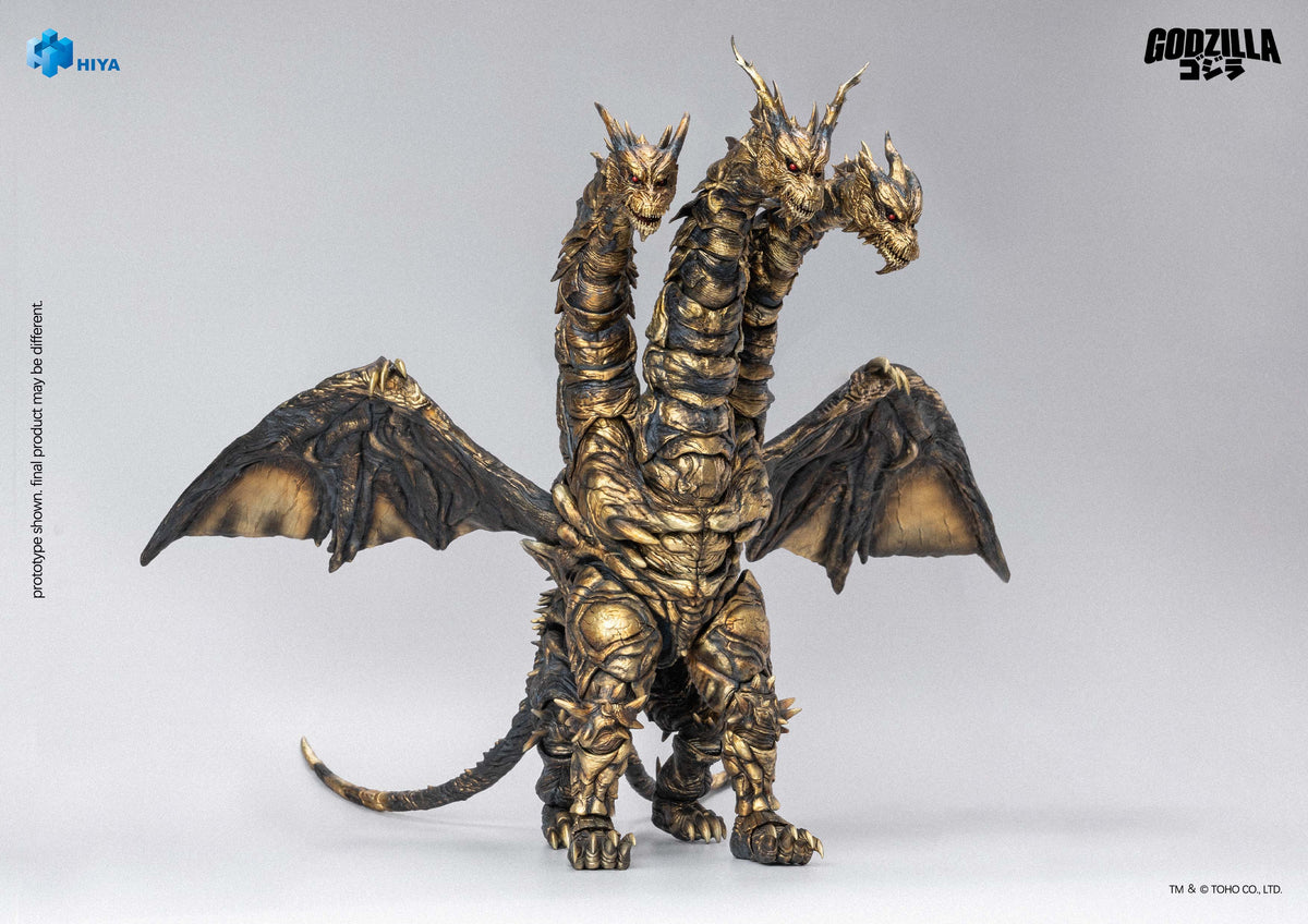 Hiya Toys Godzilla: Final Wars (2004) Keizer Ghidorah 10-Inch Action Figure - View 3