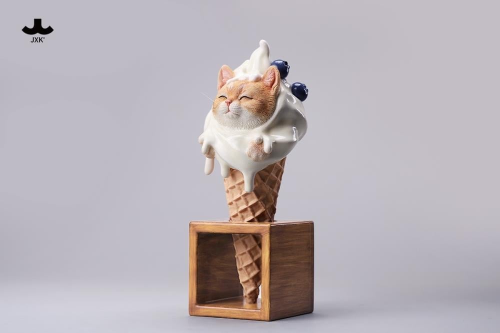 JxK.Studio Kitty Cone Cat Figure, 7-Inch Resin Display Piece - View 5